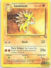 Sandslash 41/62 Uncommon Fossil Pokemon Unlimited Lightly Played on eBay