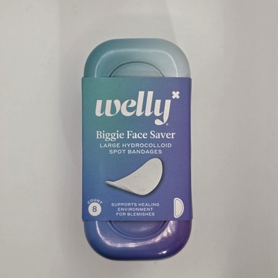 Welly Biggie Face Savers,  Acne Blemish Patch, Adhesive, Large Spot Clear  16 ct