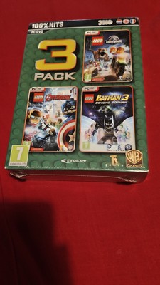 PC DVD-ROM Spiele Lego Jurassic World, Marvel Avengers, Batman 3, 3 Stück