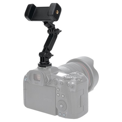 JJC Phone Holder Hot Shoe Mount Tripod Adapter for iPhone 17 16 Samsung Google