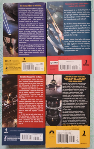 Star Trek Vanguard Open Secrets,Precipice, Harbinger, Reap the Whirlwind Lot(4) - Picture 2 of 3