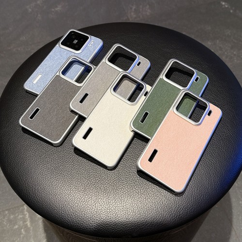 For Xiaomi 15 Pro, Luxury Hybrid Armor Leather Cloth Pattern Phone Case Cover - 第 4/18 張圖片