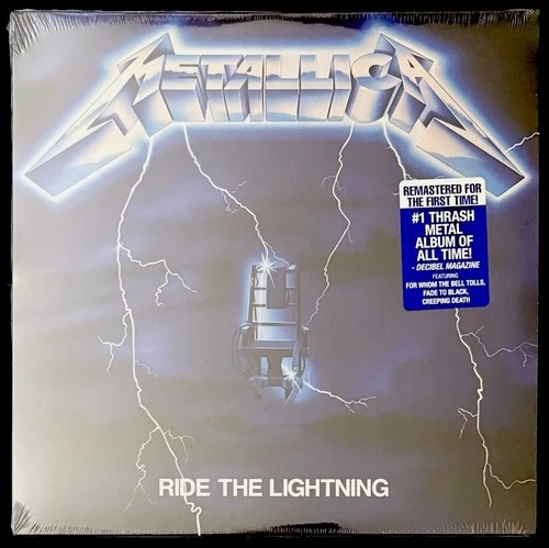 METALLICA Ride The Lightning LP 2024 Blue Splatter LTD. - Sealed & Mint + Hype