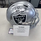 Oakland Raiders Tim Brown Autographed Full Size Helmet Tristar Certified