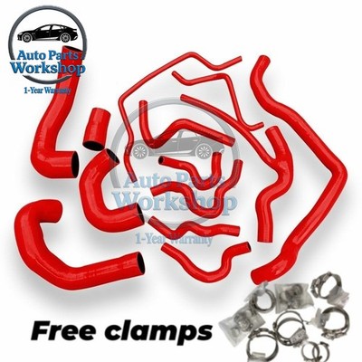 For SAAB 9-3 1.8T 2.0T 2003-2014 Turbo Silicone Radiator Coolant Hoses Kit