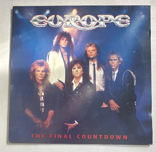 Europe T Shirt Final Countdown Band Logo Nuovo Ufficiale Uomo Nero Size S