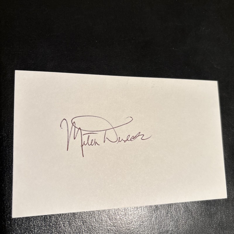 Mitch Dudek (Xavier) T, 1966 New York Jets, Signed in 2003