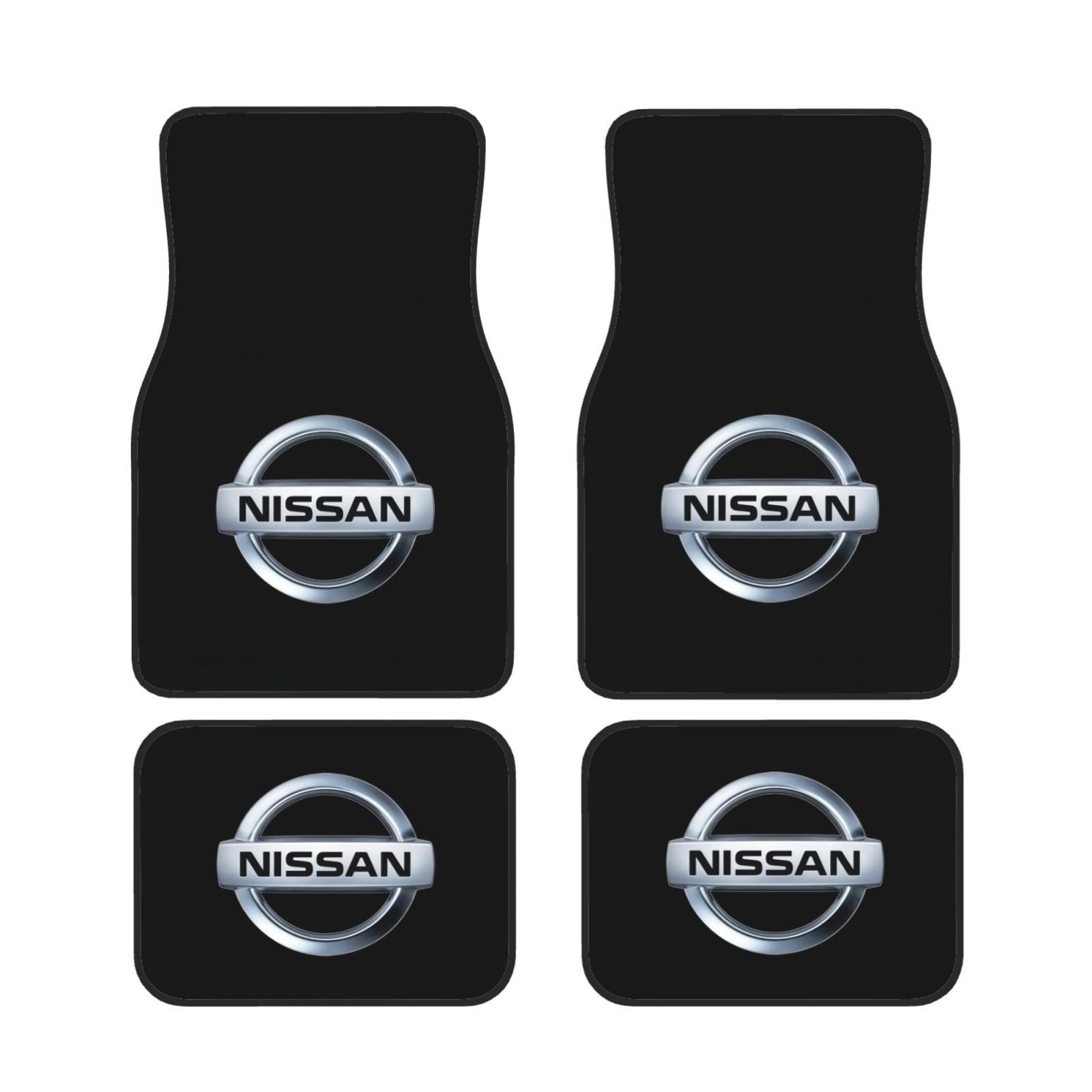 For NISSAN 4PCS Universal Car Floor Mats Auto Carpets Interior Trim Accessories