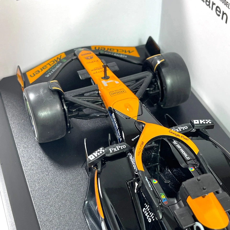 Modellino F1 RW Model 1/18 McLaren MCL38 Lando Norris #4 Miami GP 2024 - Immagine 4 di 4
