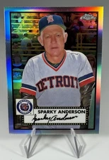 2021 Topps Chrome Platinum Anniversary - Sparky Anderson #625 Refractor