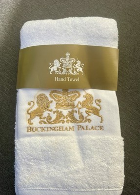 Buckingham Palace Towel-Sets (12towels) Gold Embroidered 100% Cotton NEW