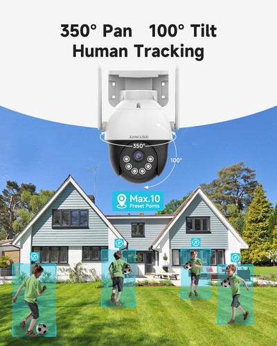 4G LTE Cellular Outdoor Security Camera 2K, No WiFi Needed, 360° Live View, C... - Picture 5 of 8