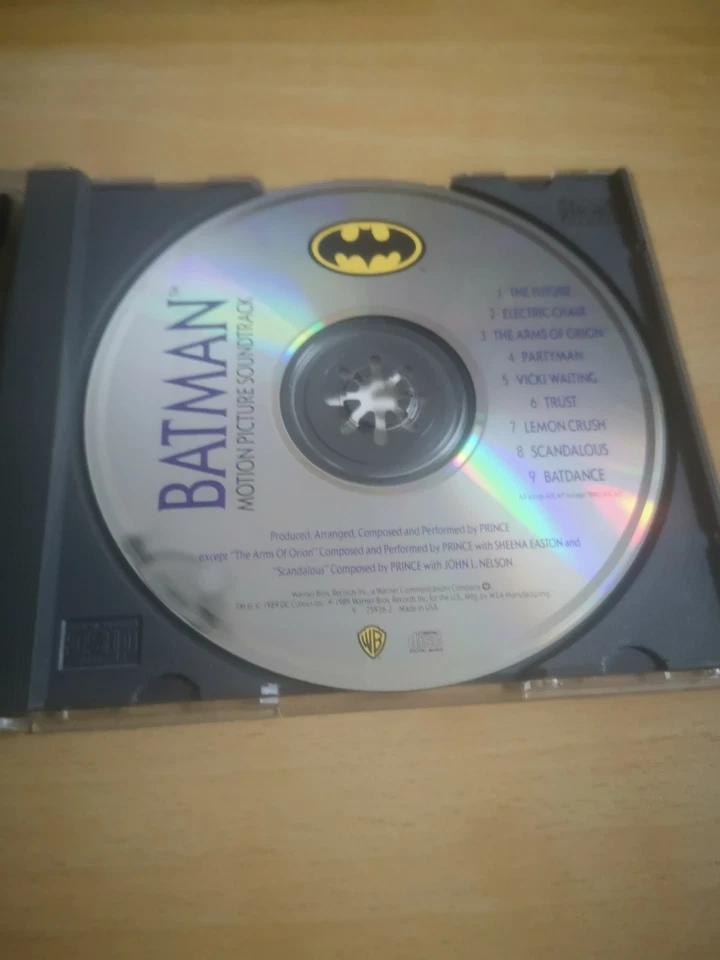 Batman Motion Picture Soundtrack Warner Bros Audio CD 1989 80er Michael Keaton - Bild 3 von 4