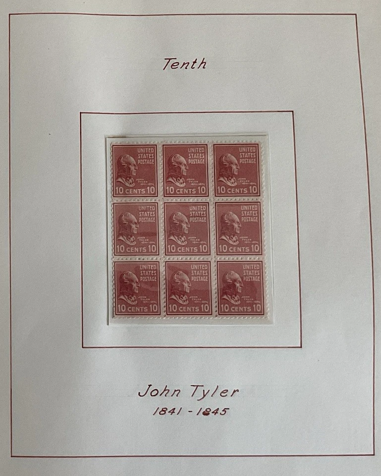 Album Of 1938 Presidential Issue Blocks Of 9 & 4 Single - Mint #803-834 - Image 4 of 4