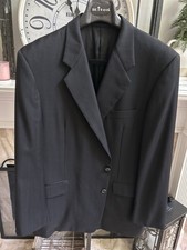 HICKEY FREEMAN men's Sport jacket - black tonal stripe - Loro Piana 120's 46R