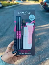 LANCÔME 3 Piece Monsieur Big Makeup Gift Set NEW In Box Mascara Primer Lip Gloss