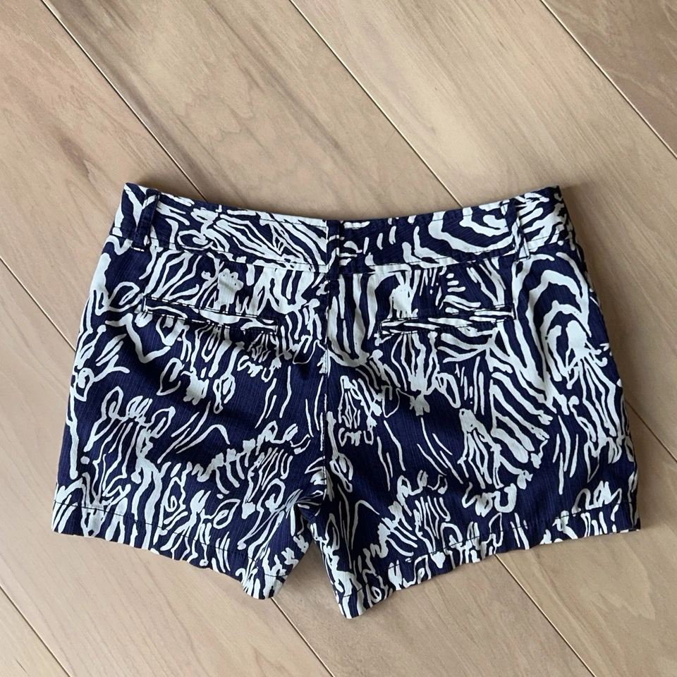 Lilly Pulitzer The Callahan Corto Estampado Cebra 5" Entrepierna Mujer’s 8 Foto 2 de 4