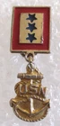Vintage WW2 Era USN Navy Military 3 Sons in Service Sterling Lapel Pin