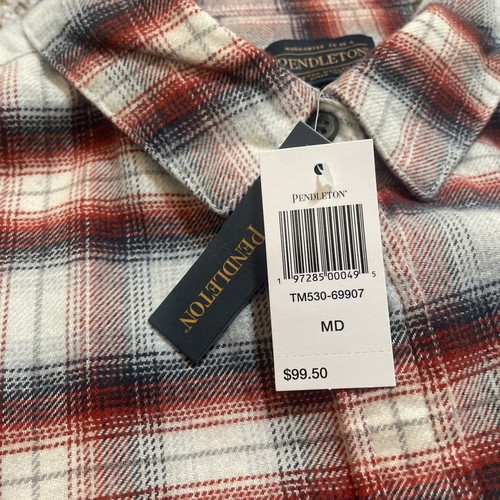 NWT pendleton womens flannel Button Up Size M 100% Cotton - Picture 3 of 5