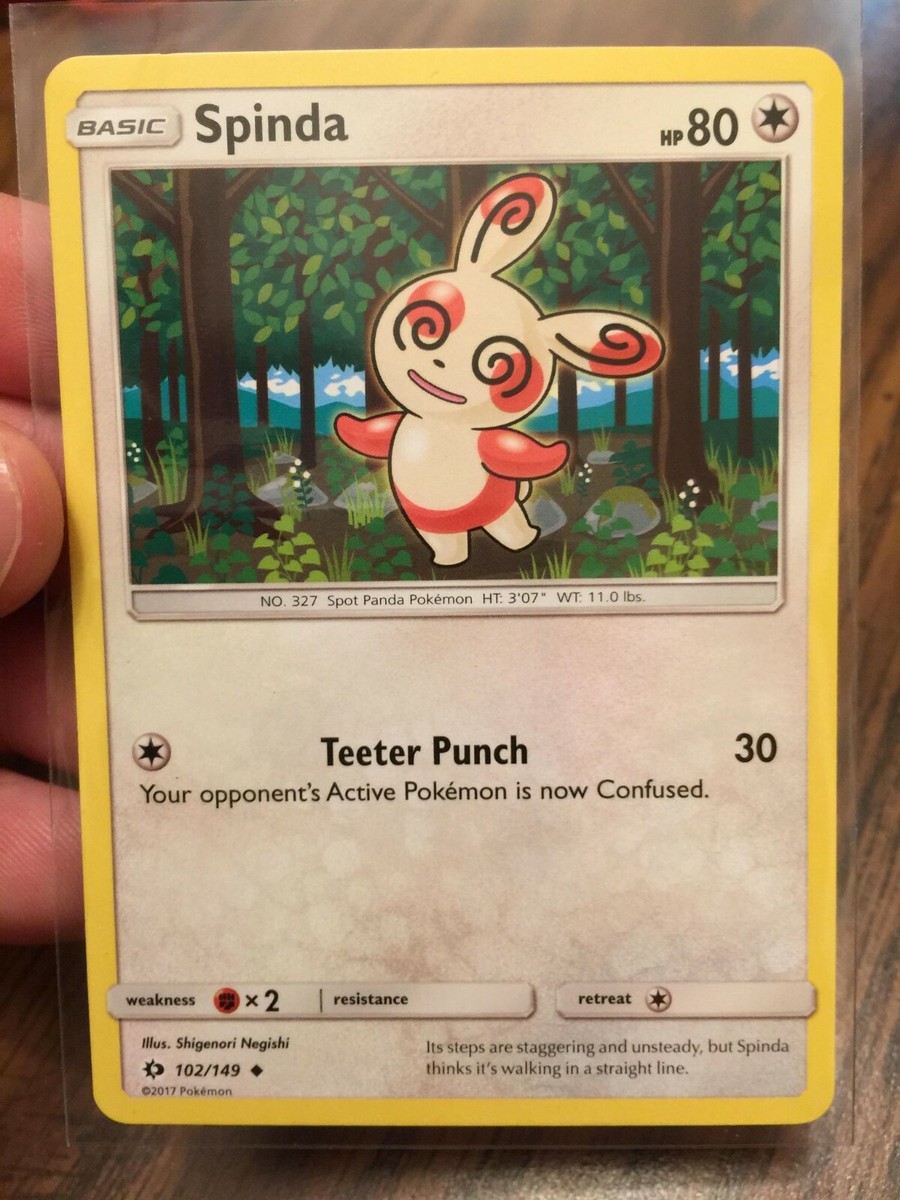 SPINDA 2017 BASIC POKEMON CARD - SUN & MOON - #102/149 - FREE SHIPPING!!! WOW!!! SPINDA 2017 BASIC POKEMON CARD - SUN & MOON - #102/149 - FREE SHIPPING!!! WOW!!!