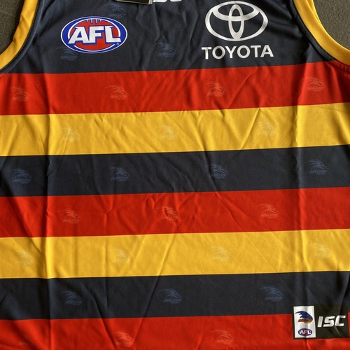 AFL Adelaide Crows Men’s Size 3XL Home Guernsey Jersey Top BNWT ISC Football - Picture 5 of 10