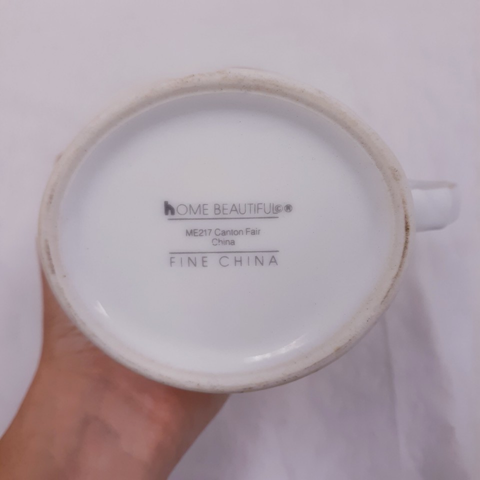 Canton Fair Creamer Home Beautiful Fine China ME217 Floral Tea Coffee