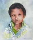 Original Watercolor Child's Portrait From Your Photo 11