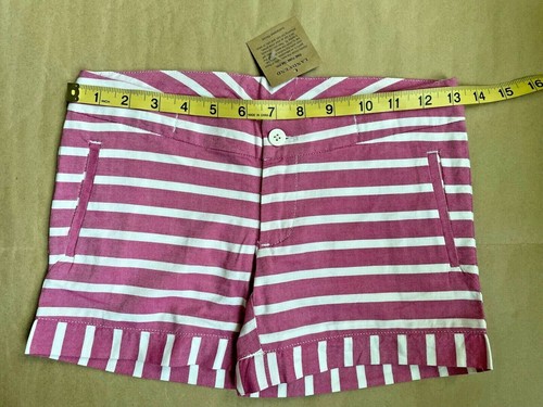 LANDS' END Pink Barbie Girl SHORTS Size: 7 (SMALL) New SHIP FREE Oxford Pockets - Picture 7 of 12
