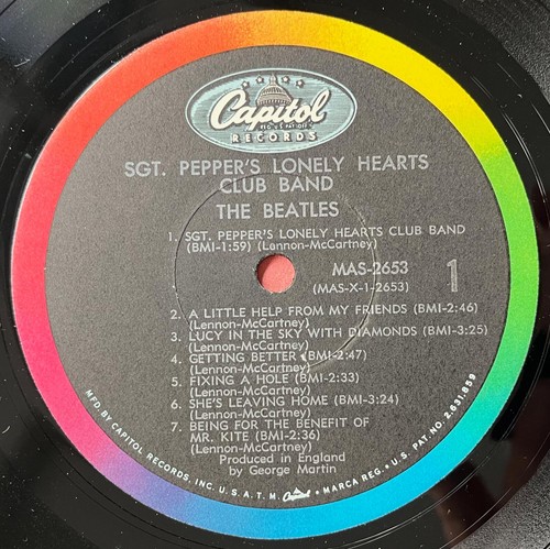 THE BEATLES Sgt. Pepper's Lonely Hearts Club Band 1967 Original US Mono LP 33T - Picture 4 of 9