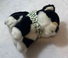 kawaii Sitting Shiba Inu Dog Black with Neckerchief Plush Doll Animal Small