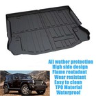 Waterproof Rear Cargo Trunk Liner Floor Mat for 2011-2017 Jeep Wrangler 4-Door