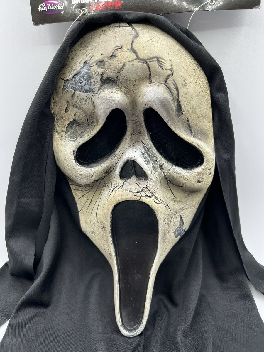 Aged Scream 6 Mask Ghost Face Officially Licensed Funworld