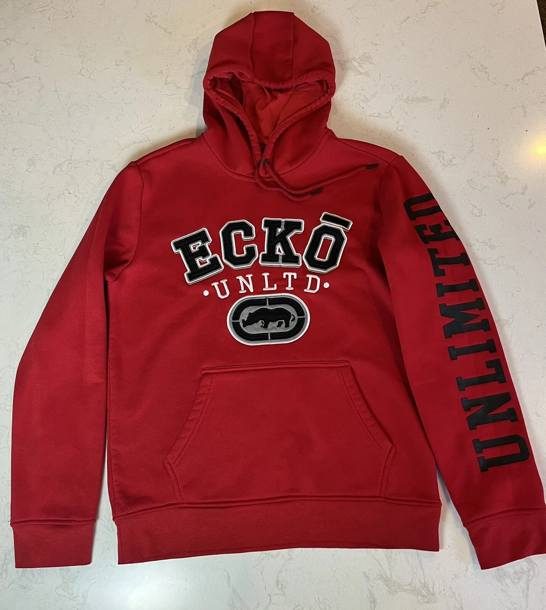 Red ecko hoodie hotsell