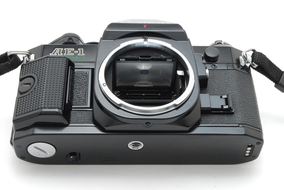 【NEAR MINT w/Flash】Canon AE1 Program Black Body 35mm Film Camera SLR Japan 089 eBay