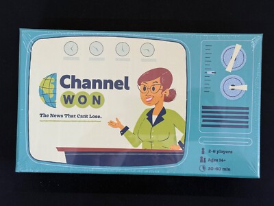 SELTEN NEU Channel Won Brettspiel News Reporter Gelegenheitsspiel Semi-Coop Alter 14+