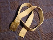 Boy Scouts of America Solid Brass belt buckle webbing web military