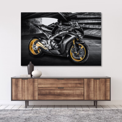 ACRYLGLAS WANDBILD HONDA CBR 1000 RR BILDER KUNSTDRUCK POSTER MOTORRAD GLAS BILD