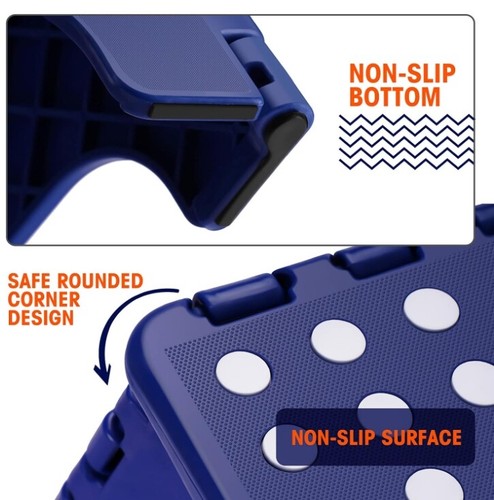 plastic Folding Step Stool 16 inch folding stool seat chair portable kids adults - Picture 69 of 75