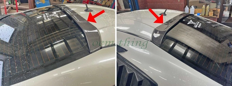 Alerón de techo de fibra de carbono tipo V apto para Toyota GT86 FRS SUBARU BRZ 2020 Foto 2 de 4
