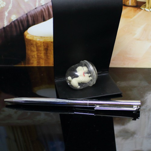 Vintage Victor V Unopened Capsule with Celluloid Poodle Pin Made in Germany 1941 - Picture 7 of 7