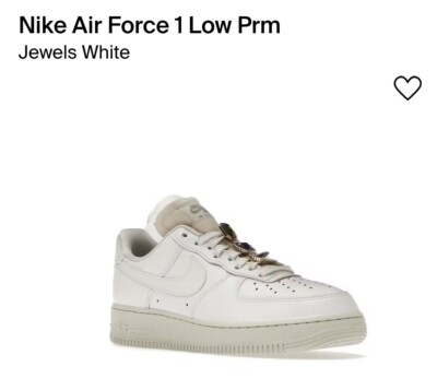 Nike Air Force 1 Low PRM Jewels White/Neu/OVP/EU39-US8W