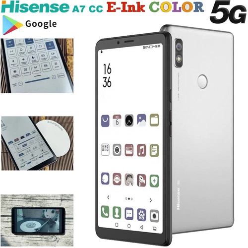 Unlock 5G 4G Hisense A7 CC Color E Ink Android Smartphone Reading Mobile Global