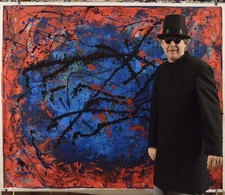 Jackson Pollack style ￼painting￼ 72” X 60”Acrylic, Abstract,POP,XL,Modern,Landsc