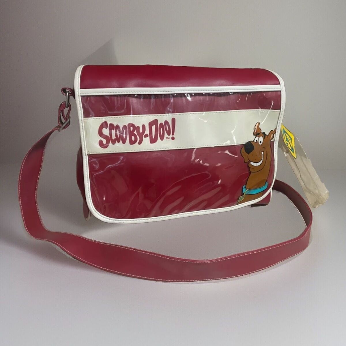 Rare Vintage 90s Scooby-Doo Messenger Crossbody Bag - Red