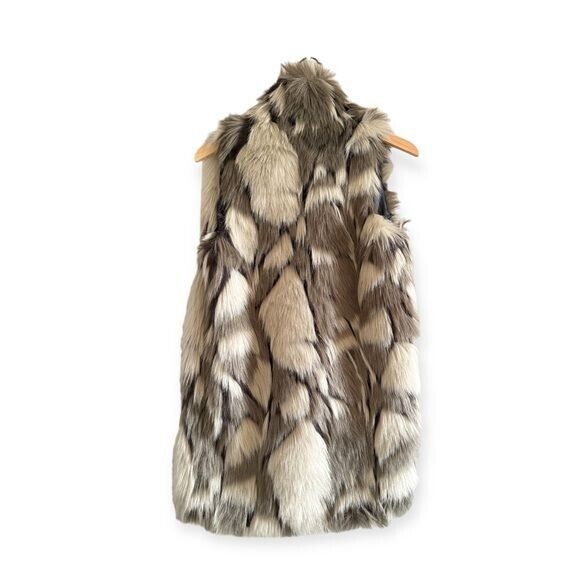 Hunter Bell NYC Caden Faux Fur Vest, never been w… - image 3