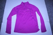 Women's Champion M 1/4 Zip Pullover Jacket Light Purple Champion