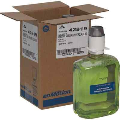 2 Pack Georgia Pacific Green Foam Soap: 1,200 mL Bottle, Aloe Scent