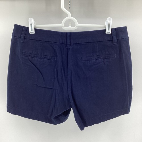 J by J Crew Women’s Flat Front Shorts Navy Blue Size 8 5” Cotton 892 - Picture 4 of 10