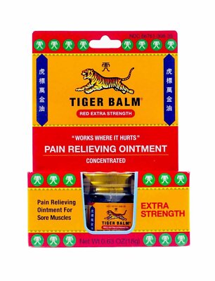 Tiger Balm RED EXTRA STRENGTH PAIN RELIEVING OINTMENT Concentrated