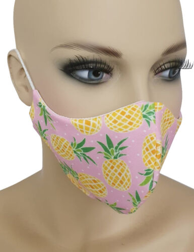Cotton Facial Mask Color Pattern One Size - Picture 1 of 10